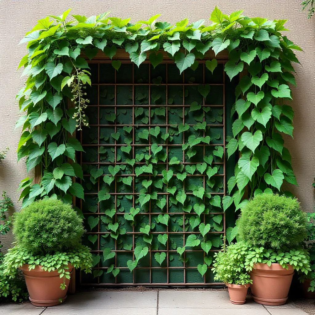 Comparison of different leaf shapes creating shadow patterns